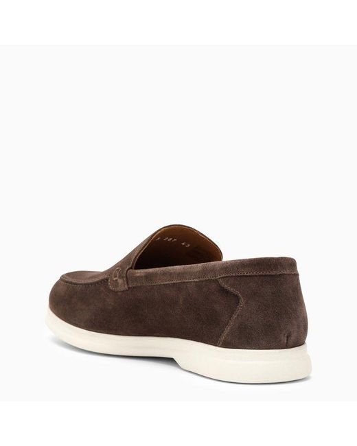 Doucal's Brown Moccasins for men