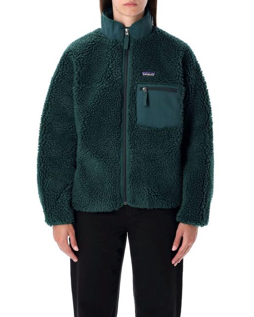 Patagonia Women's Blue Classic Retro-X Recycled Windproof Fleece Jacket