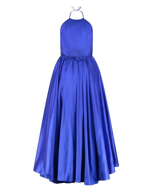 The New Arrivals Ilkyaz Ozel Blue Silk Gown