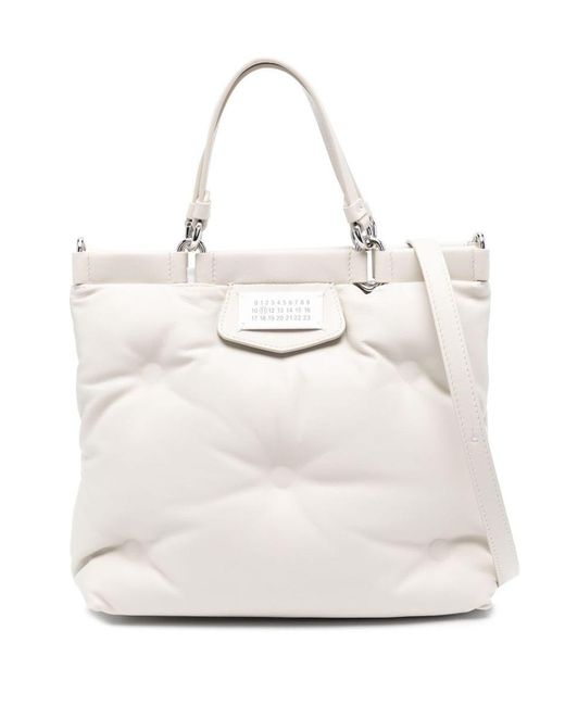 Maison Margiela White Glam Slam Classique Tote Bag