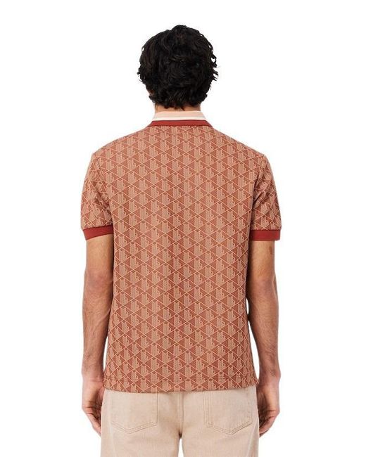 Lacoste Orange Polo for men