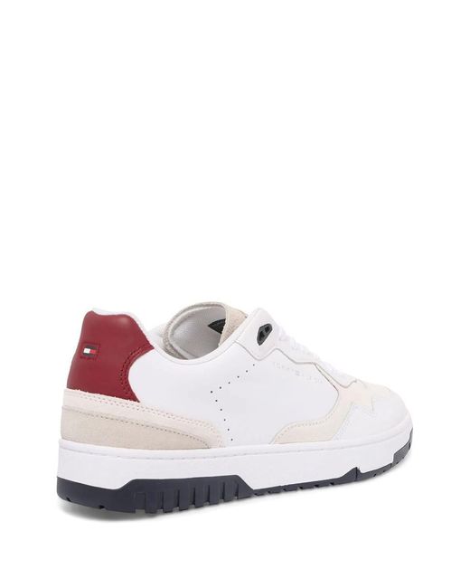 Tommy Hilfiger White Better Basketball Shoes for men