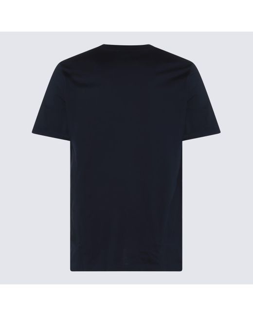 Marni Blue Black Cotton T-shirt for men