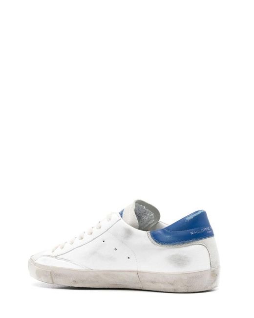 Philippe Model Blue Sneakers for men