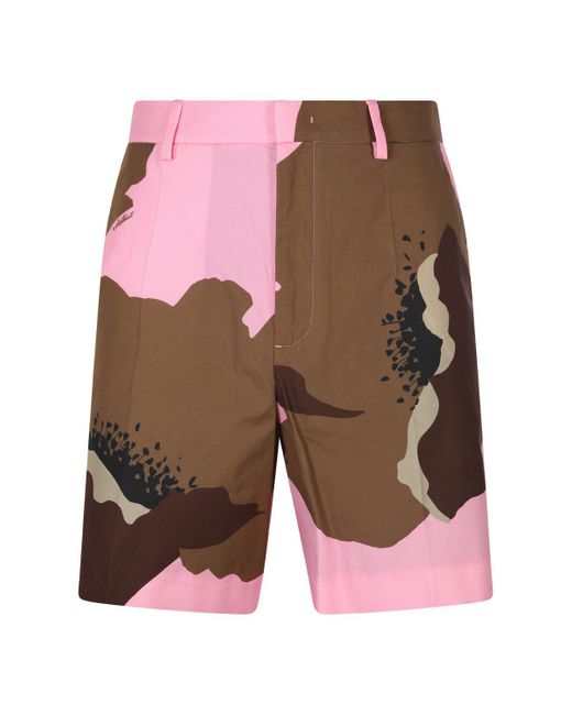 Valentino Shorts Pink for men