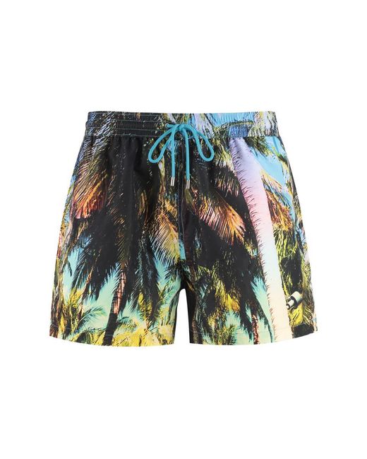 Paul Smith Multicolor Printed Swim Shorts for men