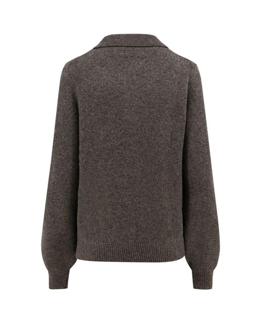 Khaite Gray Sweater