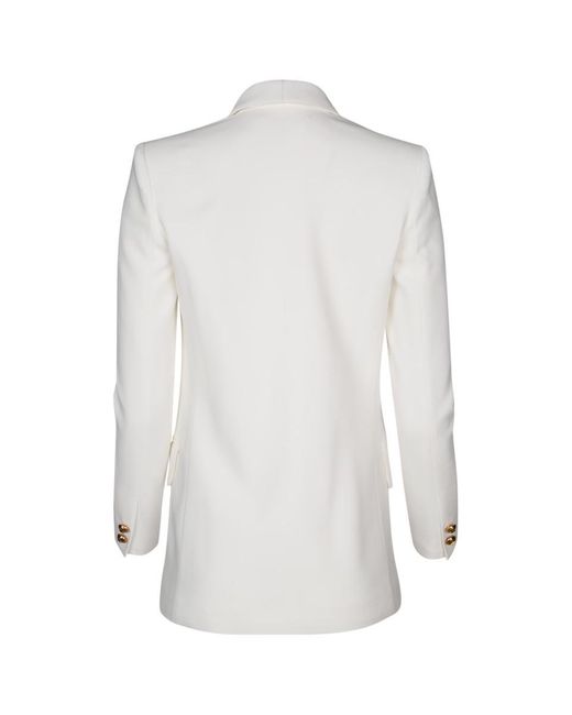 Elisabetta Franchi White Jackets And Vests