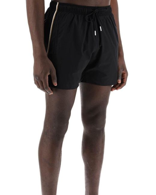 Boss Black "Seaside Bermuda Shorts With Tr for men
