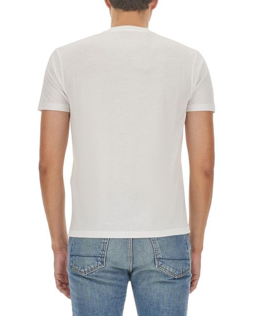 Tom Ford White T-Shrt Regular Fit for men