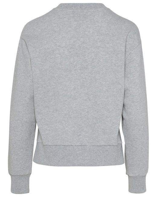 A.P.C. Sibylle Gray Cotton Sweatshirt