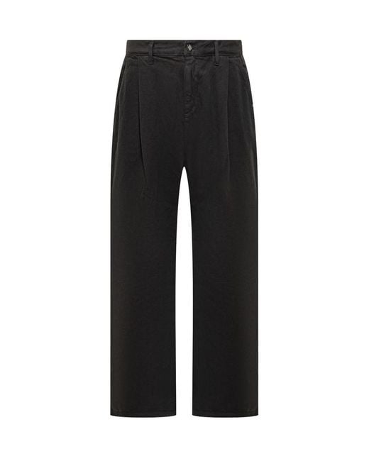 AMISH Black Wide Leg Pants for men