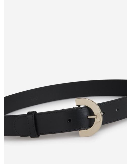 Chloé White Smooth Leather Belt
