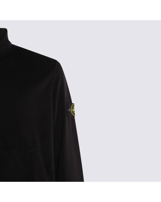 Stone Island Sweaters Blacks And Greys for men