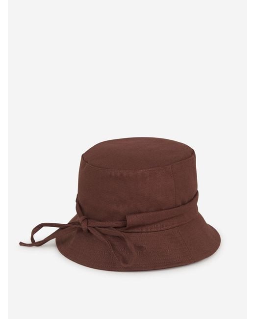 Jacquemus Brown Le Bob Gadjo Hat for men