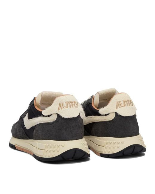 Autry Black Sneakers & Slip-On for men