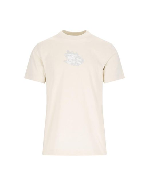 Burberry White Ekd T-Shirt for men