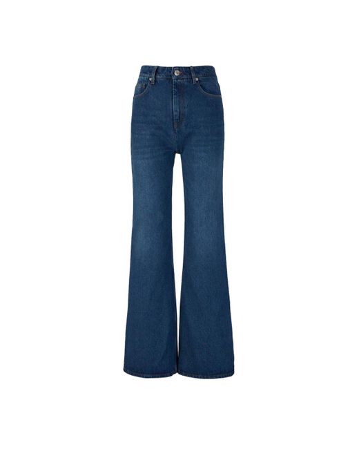 AMI Blue Ami Cotton Denim Jeans