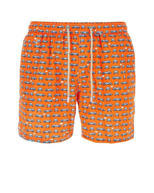 Saint Barth Orange Swimsuits for men