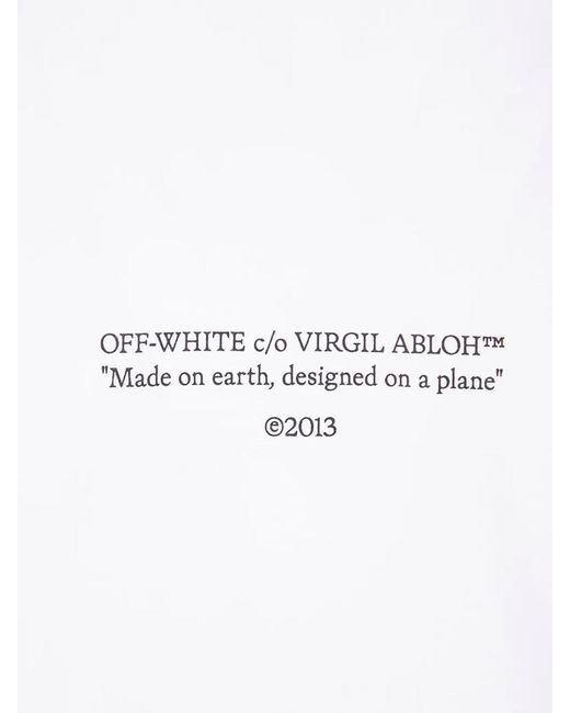 Off-White c/o Virgil Abloh Statement Skate S/s Tee White Black