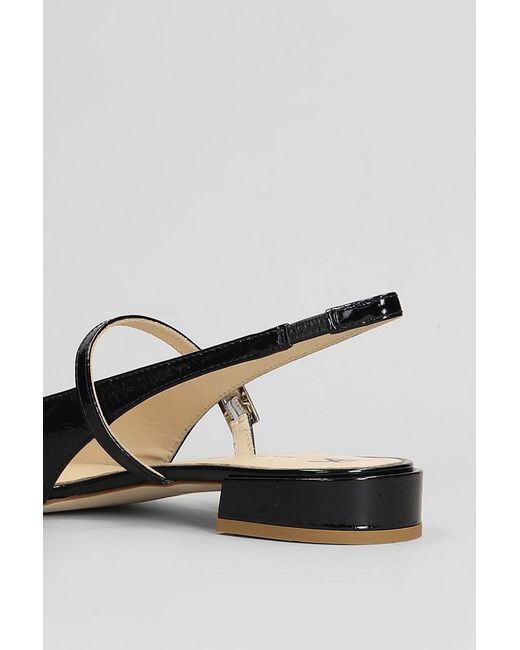 Fabio Rusconi Black Ballet Flats