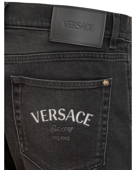 Versace Black Medusa Jeans for men
