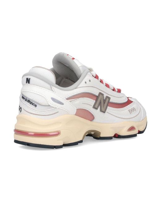 New Balance White "1000" Sneakers