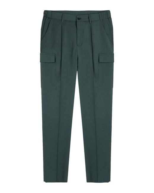 Gazzarrini x Michele Franzese Green Trousers for men