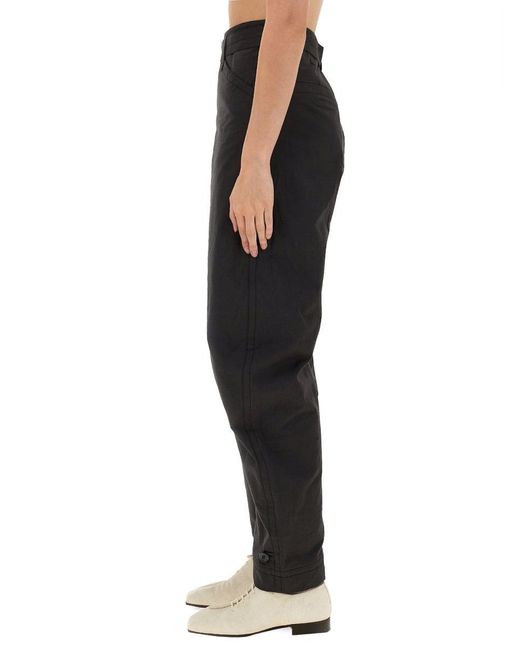 Lemaire Black Belted Pants