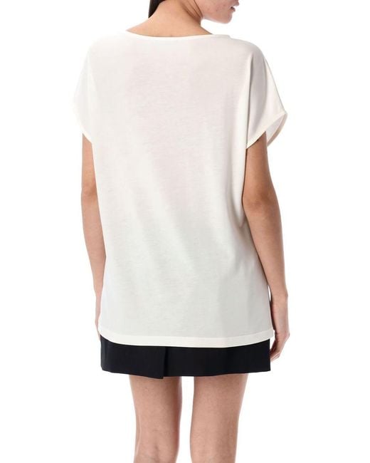 Balmain White Eye T-Shirt