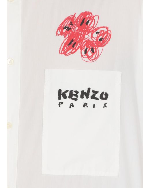 KENZO White Shirts for men