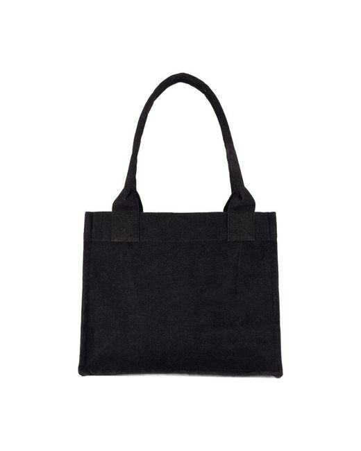 Ganni Black Large Easy Shopper Bag