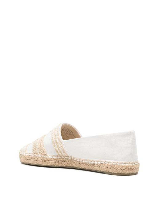 Tory Burch Natural Double T Espadrilles