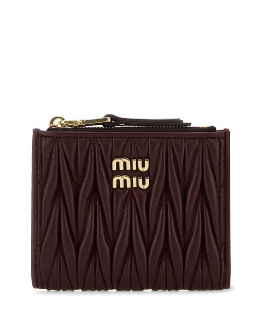 Miu Miu Purple Wallets