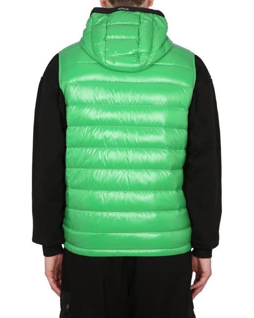 Moncler Green Ragot Padded Vest for men