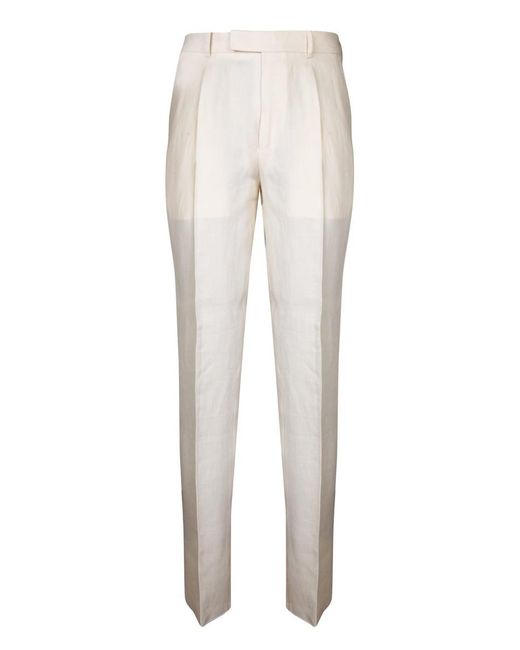 Zegna White Trousers for men