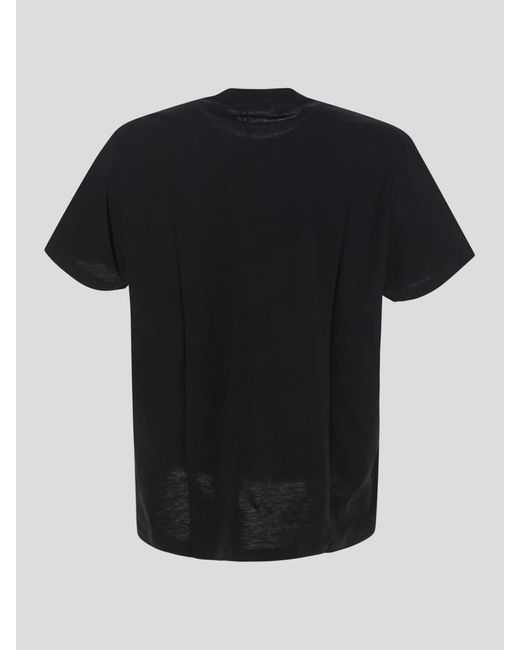 Versace Black Logo Cotton T-shirt for men