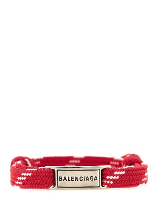 Balenciaga Red 'Cargo' Bracelet