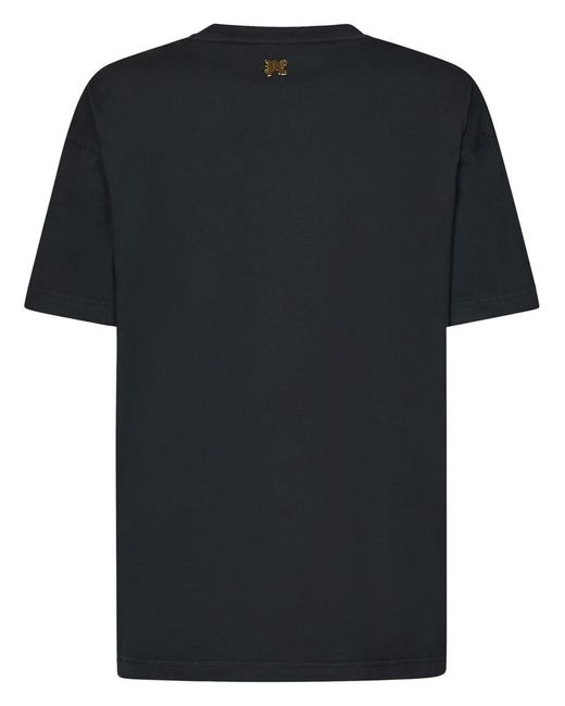 Palm Angels Black Foggy Pa T-Shirt for men