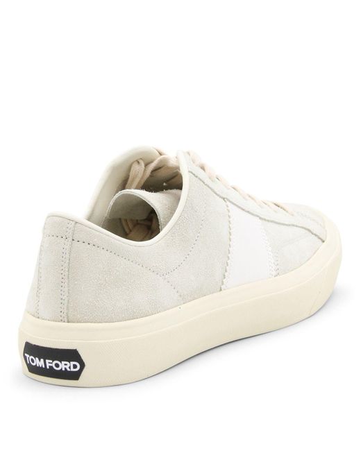 Tom Ford White Lace-up Sneakers for men