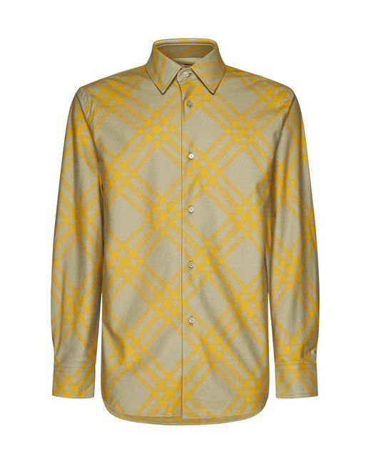 Burberry Yellow Shirts for men