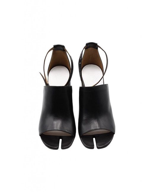 Maison Margiela Black Leather Sandals