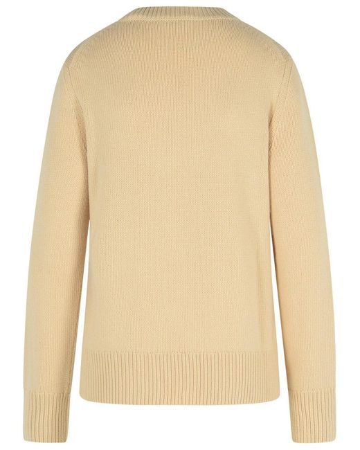 Burberry Natural Cashmere Blend Sweater