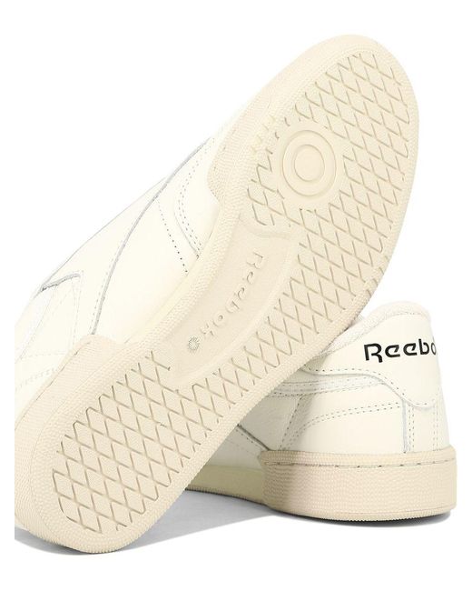 Reebok Natural "Club C 85 Vintage" Sneakers for men