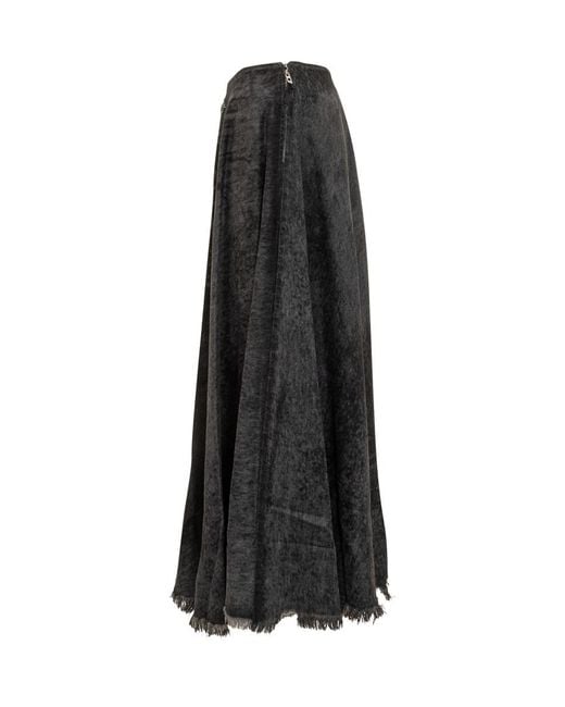 DIESEL Black Longuette Skirt