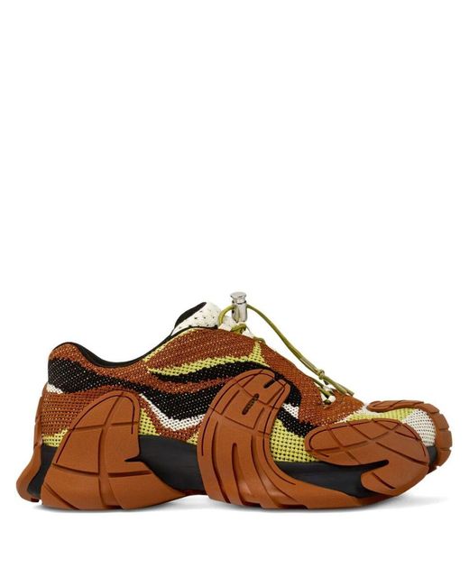 CAMPERLAB Brown "Mesh Fax" Sneakers Shoes