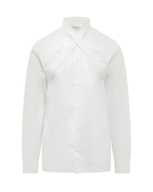 Off-White c/o Virgil Abloh White Off- Cotton Shirt for men