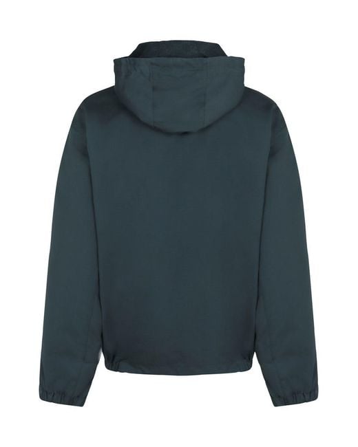 Gucci Blue Reversible Jacket In Ripstop Cotton for men