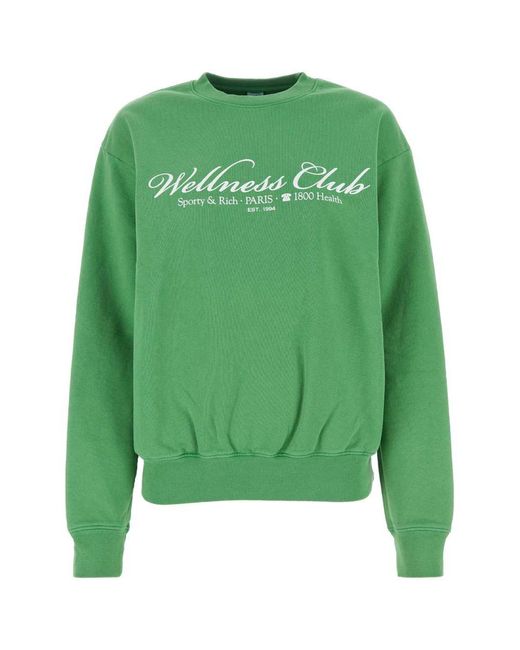 Sporty & Rich Green Sweatshirts