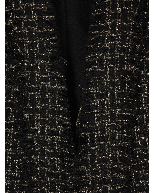 Balmain Black Tweed Lurex Blazer
